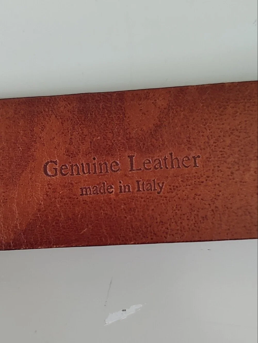 Cole Haan Men's Genuine Leather Belt Reddish Brown 40